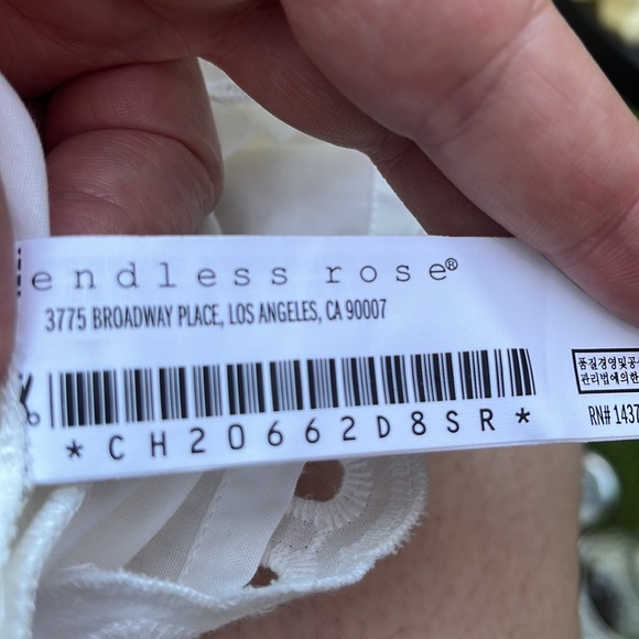 ROMPER by ENDLESS ROSE WHITE EYELET NEW! - Picture 10 of 11